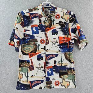Houston Astros Medium Shirt Aloha Reyn Spooner Champions MLB World Series 2017